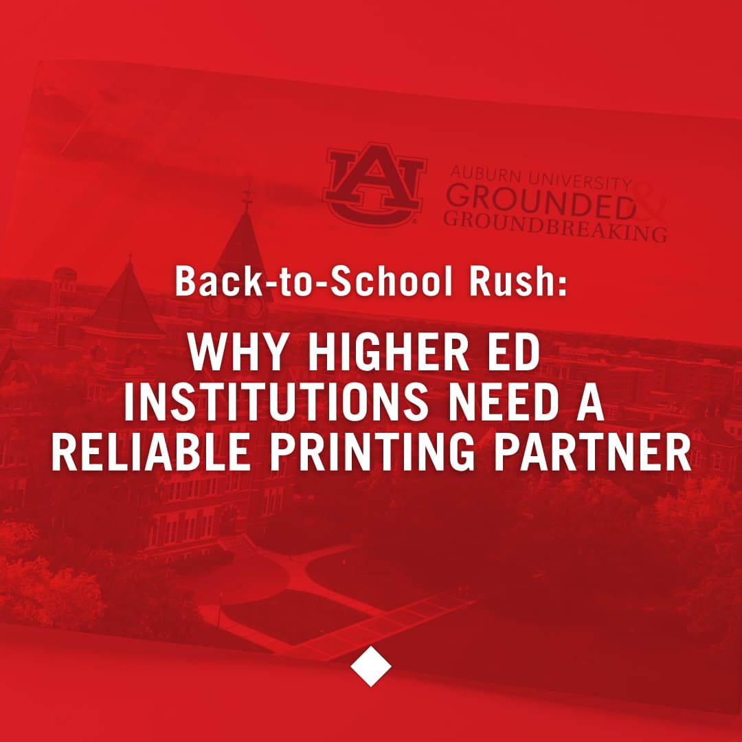 Back-to-School Rush: Why Higher Ed Institutions Need a Reliable Printing Partner, a blog post from Davis Direct