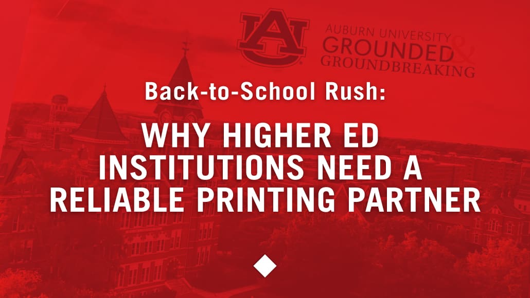 Davis Direct Back-to-School Rush: Why Higher Ed Institutions Need a Reliable Printing Partner, a blog post from Davis Direct
