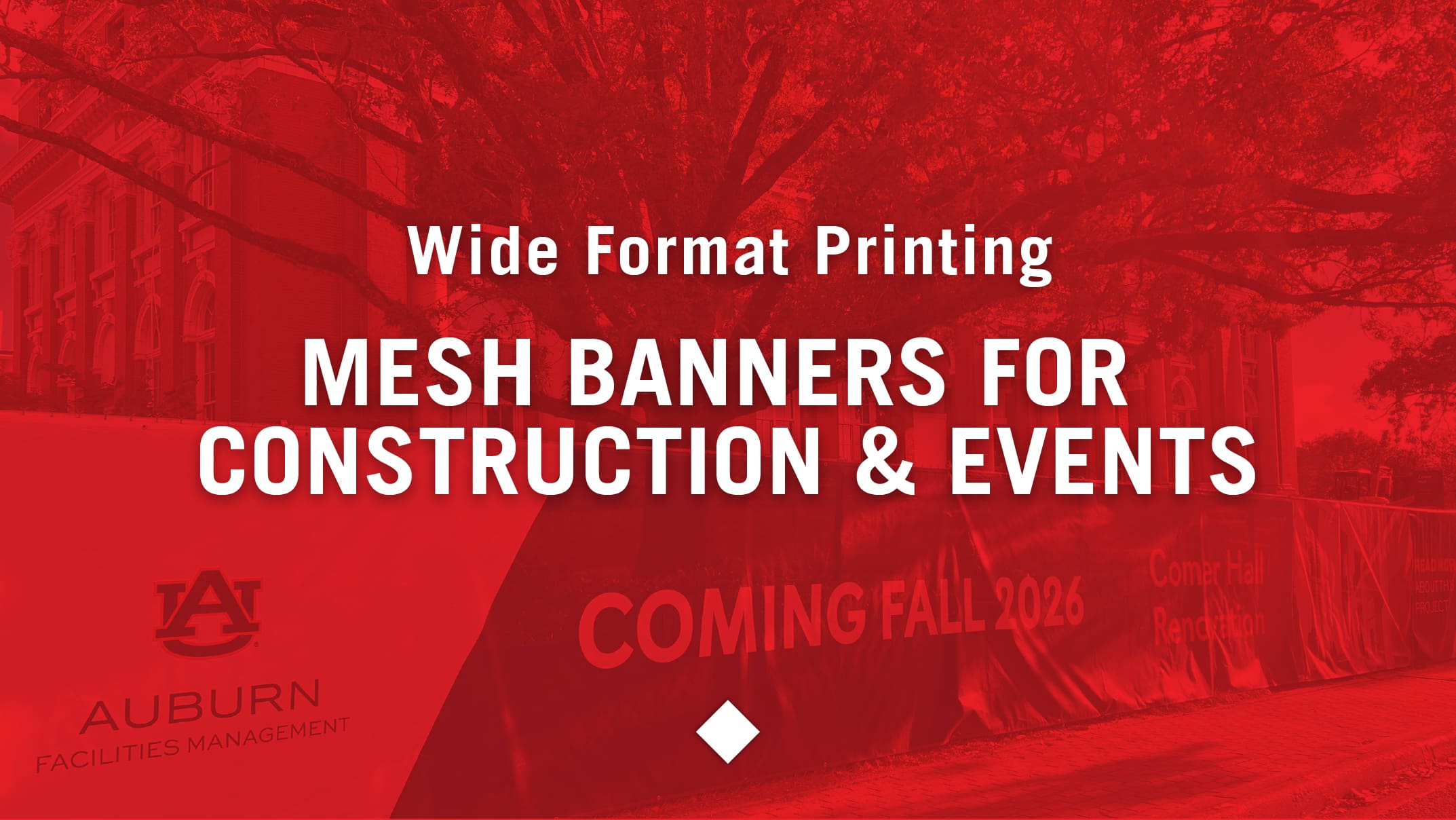 Mesh Banners for Construction & Events | Wide Format Printing, a blog post by Davis Direct